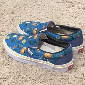 Cute Custom Slip-on Vans Women’s size 6.5
